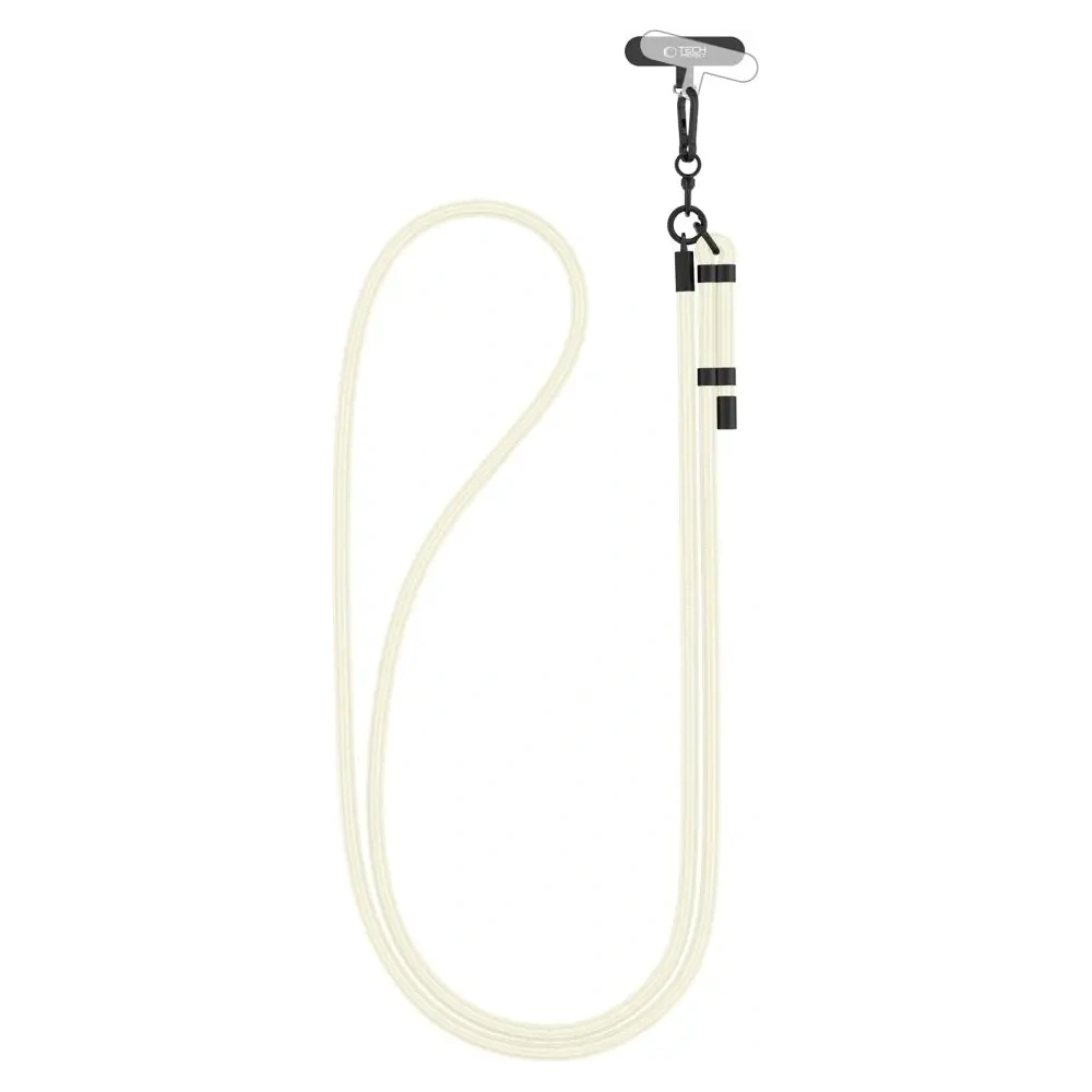 Smycz Tech-Protect C1S Rope Crossbody Strap Chalk/black