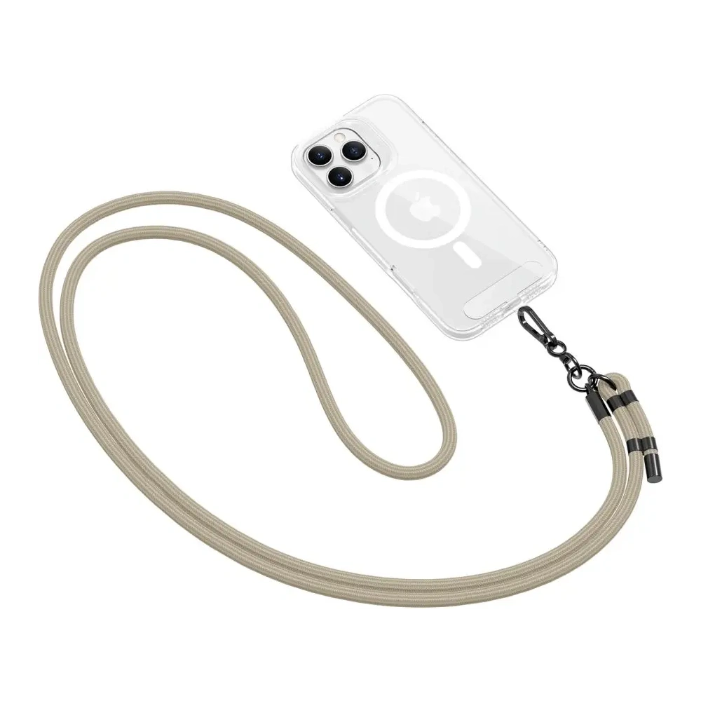 Smycz Tech-Protect C1S Rope Crossbody Strap Taupe/black