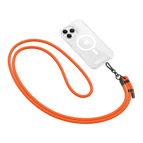 Kup Smycz Tech-Protect C1S Rope Crossbody Strap Neon Orange/black - THP3270 - {ean13} - Sklep Home Screen