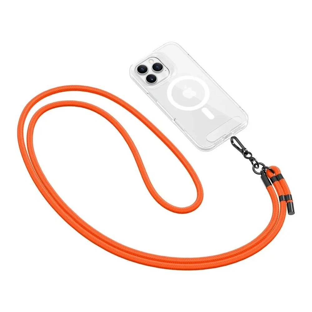 Smycz Tech-Protect C1S Rope Crossbody Strap Neon Orange/black