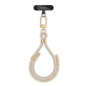 Kup Smycz Tech-Protect C4S Rope Wrist Strap Beige/gold - THP3274 - {ean13} - Sklep Home Screen