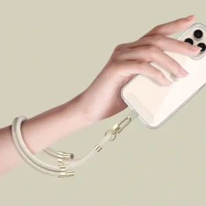 Kup Smycz Tech-Protect C4S Rope Wrist Strap Beige/gold - THP3274 - {ean13} - Sklep Home Screen