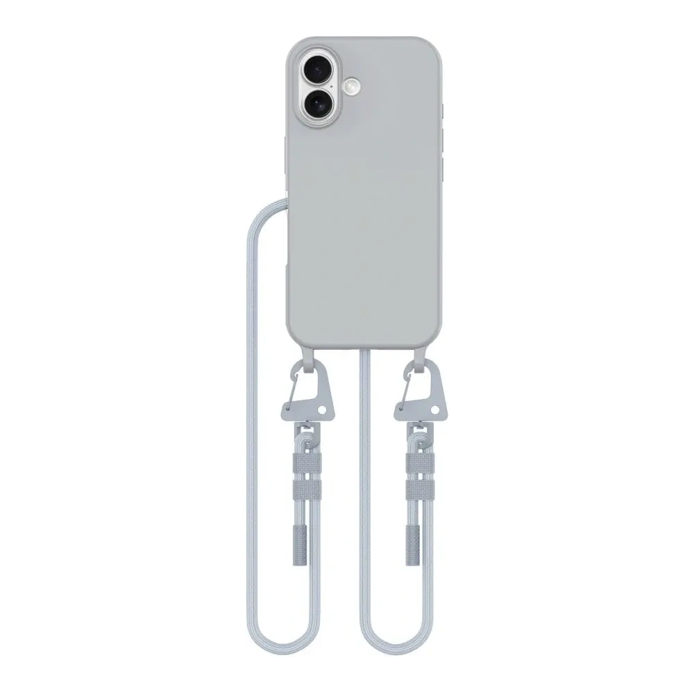 Etui Tech-Protect Magnecklace MagSafe Apple iPhone 16 Crayon Grey