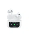 Bezprzewodowe słuchawki dokanałowe TWS Dudao U19 Bluetooth 5.3 z wyświetlaczem LED białe