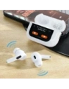 Buy TWS Dudao U19 Bluetooth 5.3 wireless in-ear headphones with LED display white - DDA351 - {ean13} - Home Screen Store Europe