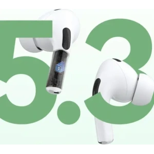 Kup TWS Dudao U19 căști wireless in-ear Bluetooth 5.3 cu display LED alb - DDA351 - {ean13} - Sklep Home Screen