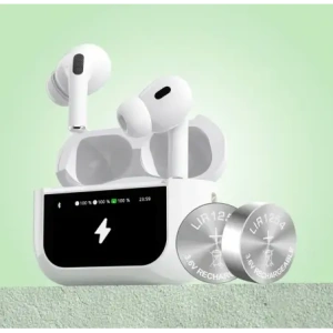 Kup TWS Dudao U19 căști wireless in-ear Bluetooth 5.3 cu display LED alb - DDA351 - {ean13} - Sklep Home Screen