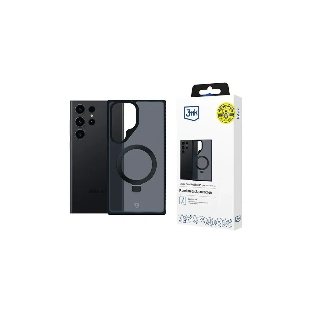 Etui 3MK Smoke Case Samsung Galaxy S24 Ultra MagSafe & Stand