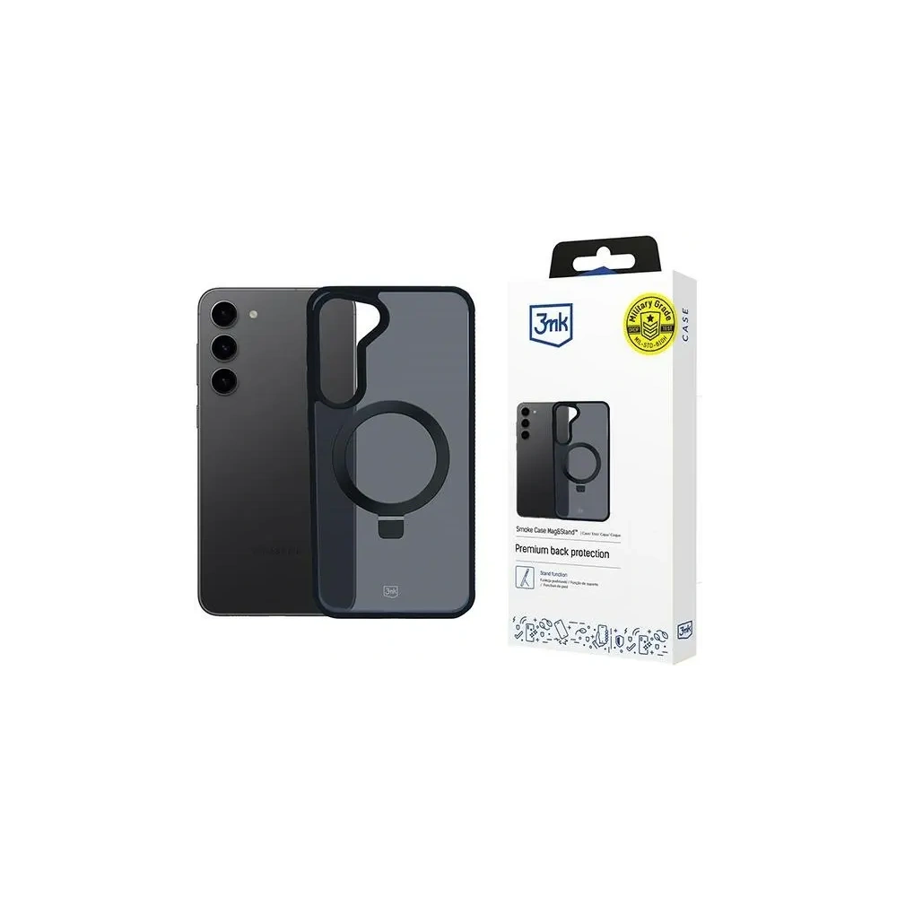 Etui 3MK Smoke Case Samsung Galaxy S24 MagSafe & Stand