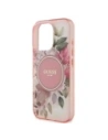 Kup Etui Guess GUHMP16LHFWBDCEP Apple iPhone 16 Pro hardcase IML Flower & Tonal Circle MagSafe růžový/pink - GUE3630 - {ean13} - Sklep Home Screen