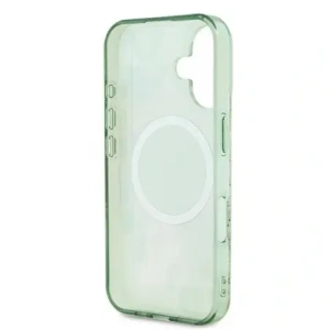 Kup Guess GUHMP16MHFWBDCEN Apple iPhone 16 Plus hardcase IML Floare & Cercul Tonal MagSafe verde - GUE3631 - {ean13} - Sklep Home Screen