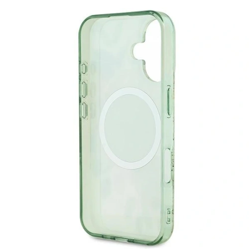 Kup Etui Guess GUHMP16MHFWBDCEN Apple iPhone 16 Plus hardcase IML Flower & Tonal Circle MagSafe zielony/green - GUE3631 - {ean13} - Sklep Home Screen