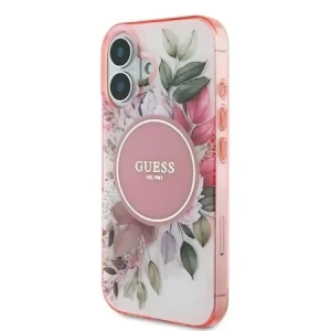 Kup Guess GUHMP16MHFWBDCEP Apple iPhone 16 Plus carcasă dură IML Floare & Cerc Tonal MagSafe roz - GUE3632 - {ean13} - Sklep Home Screen