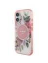 Buy Guess GUHMP16MHFWBDCEP Apple iPhone 16 Plus hardcase IML Flower & Tonal Circle MagSafe pink - GUE3632 - {ean13} - Home Screen Store Europe