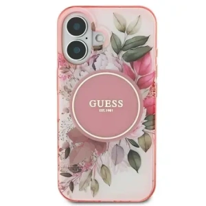 Kup Guess GUHMP16MHFWBDCEP Apple iPhone 16 Plus carcasă dură IML Floare & Cerc Tonal MagSafe roz - GUE3632 - {ean13} - Sklep Home Screen