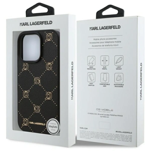 Buy Karl Lagerfeld KLHMP16LPGKHPHK Apple iPhone 16 Pro MagSafe Karl Head black - KLD21732 - {ean13} - Home Screen Store Europe