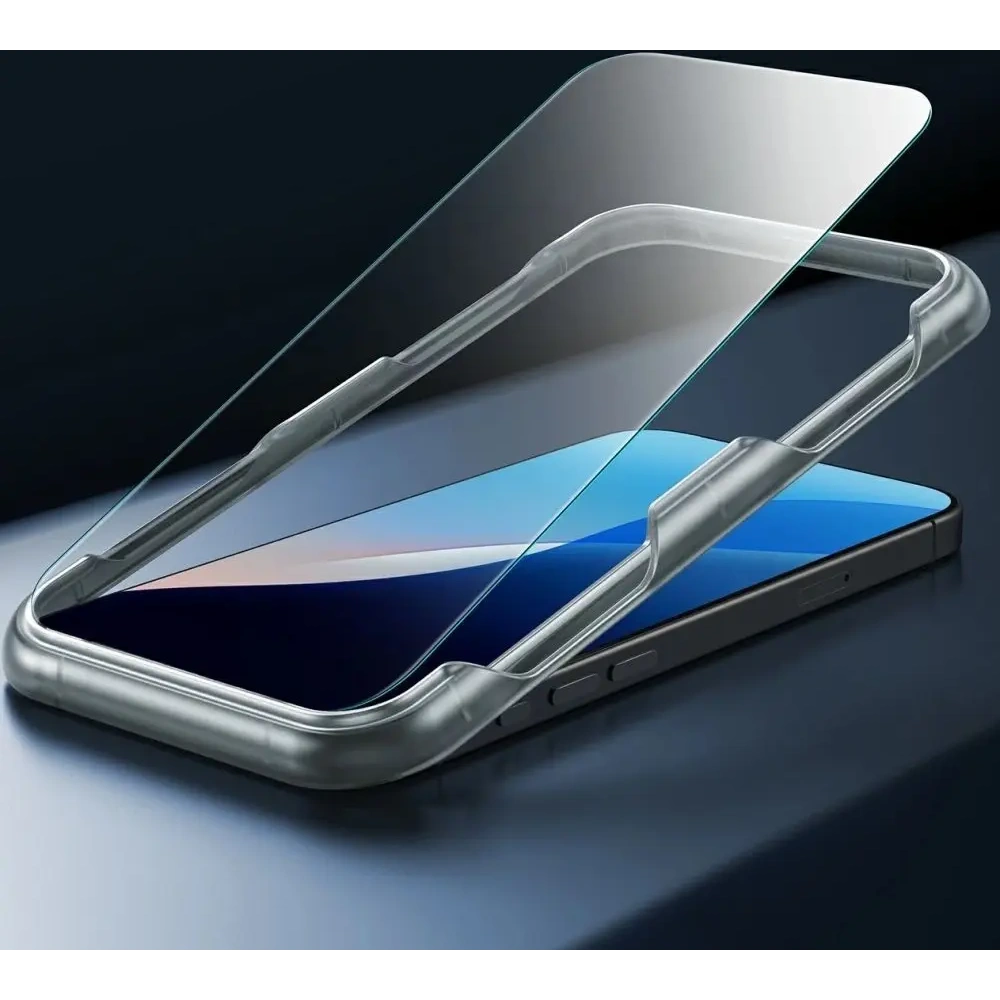 Zestaw ESR Classic Hybrid Halolock MagSafe & Tempered Glass Apple iPhone 16 Clear/black