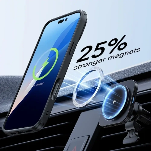 Kup Sada ESR Classic Hybrid Kickstand Halolock MagSafe & Tempered Glass Apple iPhone 16 Frosted Black - ESR851 - {ean13} - Sklep Home Screen