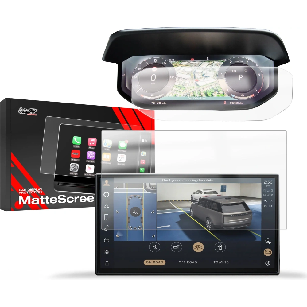 Folia matowa GrizzGlass CarDisplay Protection do Range Rover 5 13,1" (2021-2024) [2w1]