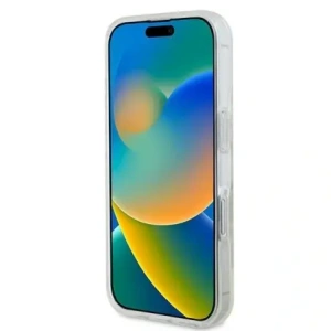 Kup Etui Guess GUHMP16SHFGERET Apple iPhone 16 hardcase IML Glitter Circle MagSafe przeźroczysty/transparent - GUE3633 - {ean13} - Sklep Home Screen