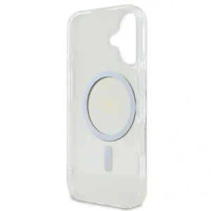 Kup Etui Guess GUHMP16SHFGERET Apple iPhone 16 hardcase IML Glitter Circle MagSafe przeźroczysty/transparent - GUE3633 - {ean13} - Sklep Home Screen