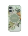 Kup Etui Guess GUHMP16SHFWBDCEN Apple iPhone 16 hardcase IML Flower & Tonal Circle MagSafe zielony/green - GUE3634 - {ean13} - Sklep Home Screen