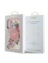 Buy Guess GUHMP16SHFWBDCEP Apple iPhone 16 hardcase IML Flower & Tonal Circle MagSafe pink - GUE3635 - {ean13} - Home Screen Store Europe