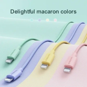 Kup Kabel Joyroom Colorful Data Cable S-2030M13 USB-A / Lightning 2.4A 2m różowy - JYR1028 - {ean13} - Sklep Home Screen