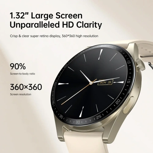 Kup Smartwatch Joyroom Classic Series JR-FC2 IP68 złoty - JYR1030 - {ean13} - Sklep Home Screen