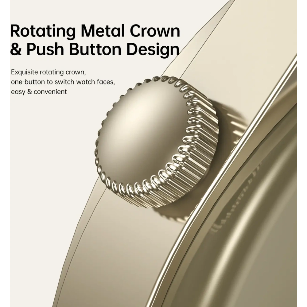 Smartwatch Joyroom Classic Series JR-FC2 IP68 złoty