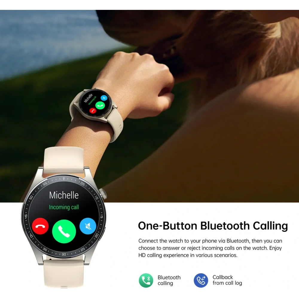 Smartwatch Joyroom Classic Series JR-FC2 IP68 złoty