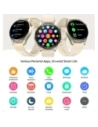 Kup Smartwatch Joyroom Classic Series JR-FC2 IP68 złoty - JYR1030 - {ean13} - Sklep Home Screen