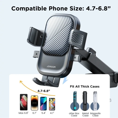 Buy Joyroom JR-OK6 car dash mount black - JYR1033 - {ean13} - Home Screen Store Europe