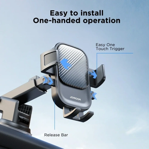 Buy Joyroom JR-OK6 car dash mount black - JYR1033 - {ean13} - Home Screen Store Europe
