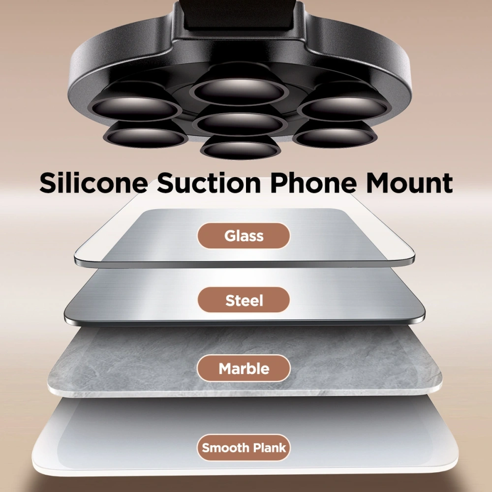 Uchwyt magnetyczny Joyroom JR-ZS393 MagSafe na telefon z przyssawkami czarny