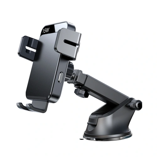Buy Joyroom JR-ZS219 car dashboard mount with 15W inductive charger black - JYR1037 - {ean13} - Home Screen Store Europe