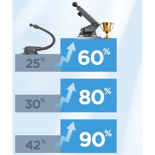 Kup Uchwyt samochodowy na deskę rozdzielczą z ładowarką indukcyjną 15W Joyroom JR-ZS219 czarny - JYR1037 - {ean13} - Sklep Home Screen