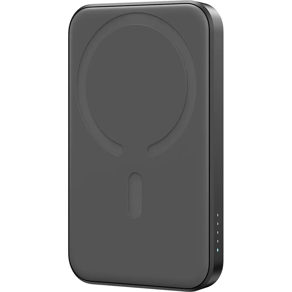 Powerbank Joyroom JR-W020 Mini 5000mAh 20W USB-A USB-C MagSafe czarny + kabel USB-C / USB-C