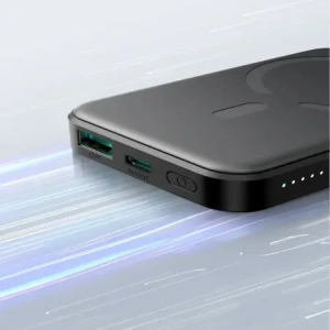 Kup Powerbank Joyroom JR-W020 Mini 5000mAh 20W USB-A USB-C MagSafe czarny + kabel USB-C / USB-C - JYR1039 - {ean13} - Sklep Home Screen