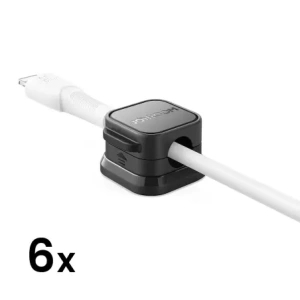 Buy Joyroom cable organiser JR-ZS368 magnetic black (6 pcs.) - JYR1040 - {ean13} - Home Screen Store Europe