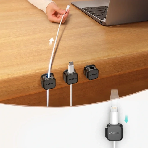 Buy Joyroom cable organiser JR-ZS368 magnetic black (6 pcs.) - JYR1040 - {ean13} - Home Screen Store Europe