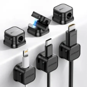 Kup Joyroom organizator de cablu JR-ZS368 magnetic negru (6 buc.) - JYR1040 - {ean13} - Sklep Home Screen