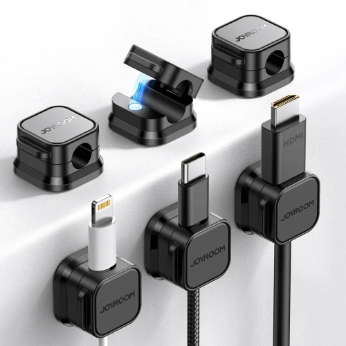 Buy Joyroom cable organiser JR-ZS368 magnetic black (6 pcs.) - JYR1040 - {ean13} - Home Screen Store Europe
