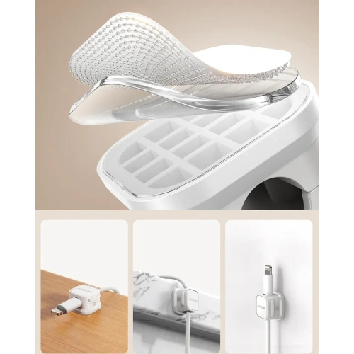 Kup Joyroom organizator de cabluri JR-ZS368 magnetic alb (6 buc.) - JYR1041 - {ean13} - Sklep Home Screen