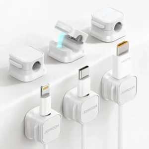 Buy Joyroom cable organiser JR-ZS368 magnetic white (6 pcs.) - JYR1041 - {ean13} - Home Screen Store Europe