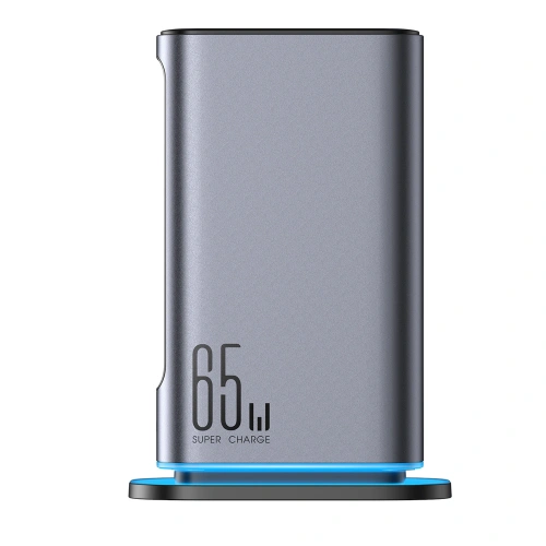 Kup Joyroom JR-TCM02 GaN falitöltő többportos 65W 2xUSB-A, 4xUSB-C sötétszürke - JYR1043 - {ean13} - Sklep Home Screen