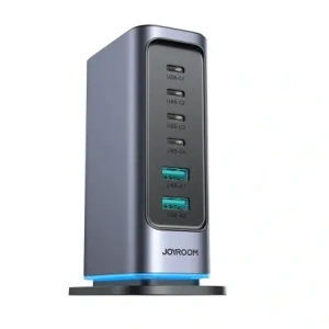 Kup Joyroom JR-TCM02 încărcător de perete GaN multi-port 65W 2xUSB-A, 4xUSB-C gri închis - JYR1043 - {ean13} - Sklep Home Screen