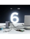 Kup Síťová nabíječka Joyroom JR-TCM02 vícportová GaN 65W 2xUSB-A, 4xUSB-C tmavě šedá - JYR1043 - {ean13} - Sklep Home Screen