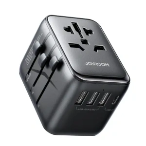 Kup Joyroom JR-TCW01 Reiseadapter 17W EU / US / UK / JP / AU / CN schwarz - JYR1044 - {ean13} - Sklep Home Screen