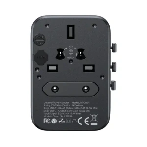 Kup Adapter podróżny Joyroom JR-TCW01 17W EU / US / UK / JP / AU / CN czarny - JYR1044 - {ean13} - Sklep Home Screen
